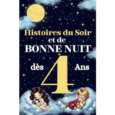 Abbildung von Histoires du Soir et de Bonne Nuit pour Enfants 4 Ans: Un livre contes illustrés les petits, sur l&#039;amitié, le courage la générosité, à lire avant dormir.