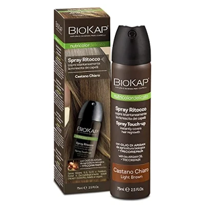 Abbildung von BIOKAP Nutricolor Delicato Haarspray, Hellbraunes Haarwachstum, leicht und fleckenfrei, 75 ml