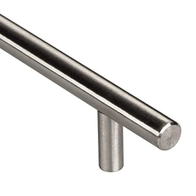 Abbildung von SO TECH® Möbelgriff Stangengriff G8 echt Edelstahl Ø 14 mm BA 96 1184 mm, Griff Schrankgriff Schubladengriff incl. Schrauben