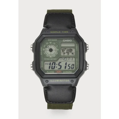 Abbildung von Casio Digitaluhr, Herren, Größe: One Size, Grün