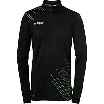 Abbildung von uhlsport Score 26 1/4 Zip Top Herren Sport Jacke Sweatshirt Sweatjacke Pullover Fußball Fitness Gym Hoody Pulli smartbreathe FIT atmungsaktiver Stoff aus recyceltem Polyester, 5XL