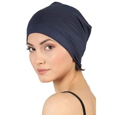 Abbildung von Deresina Schlafmutze Kopfbedeckung Chemo (Denim Blau)
