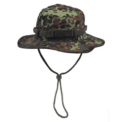 Abbildung von MFH Buschhut US mit Kinnband GI Boonie Rip Stop, S, Flecktarn