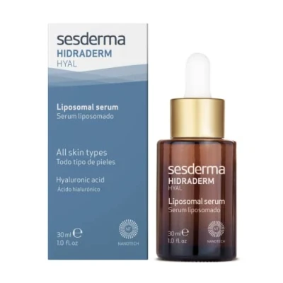 Abbildung von Sesderma Hidraderm Hyal Liposomales Serum Hyaluronsäure Intensive Hydratation Anti Aging Pflege Hautschutz.