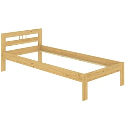 Abbildung von Erst Holz Kieferbett Massivholz Natur Einzelbett 80x200 Bettgestell ohne Zubehör Bettrahmen 60.64 08 oR