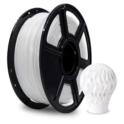 Abbildung von FLASHFORGE PLA 3D Druckerfilament 1,75 mm 1 kg Hochpräzises Filament (Weiß) Umweltfreundlich &amp; Blisterfrei