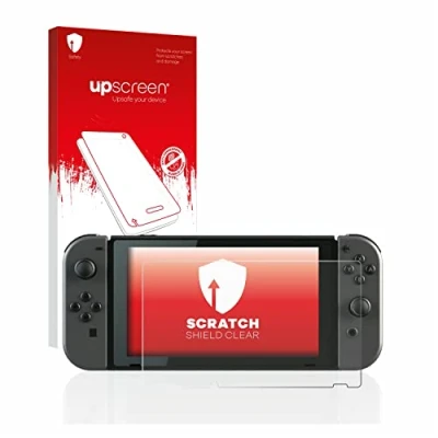 Abbildung von upscreen Schutzfolie für Nintendo Switch Kristall klar, Kratzschutz, Anti Fingerprint