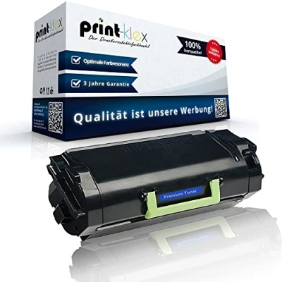 Abbildung von Print Klex Tonerkartusche kompatibel mit Lexmark MS810de MS810dn MS810dtn MS810n MS811dn MS811dtn MS811n MS812de MS812dn MS812dtn Schwarz K