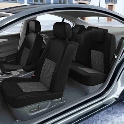 Abbildung von DBS Autositzbezüge nach Maß hochqualitative Fertigung Schnelle Montage Kompatibel mit Airbag Isofix 19337