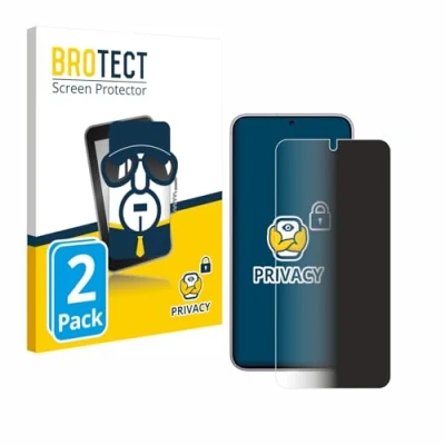 Abbildung von BROTECT (2 Stück Anti Spy Blickschutzfolie für Samsung Galaxy S23 Privacy Screen Protector [Displayschutz Folie, Sichtschutz, Blaulichtfilter]