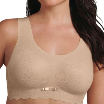 Abbildung von Anita Bralette BH&#039;s ohne Cup Größe Essential Lace L Desert