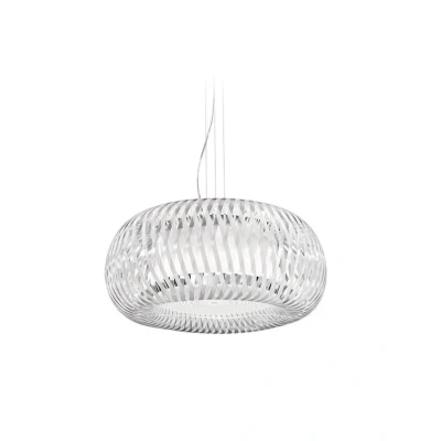 Abbildung von Slamp Kalatos Hängeleuchte, transparent/weiß