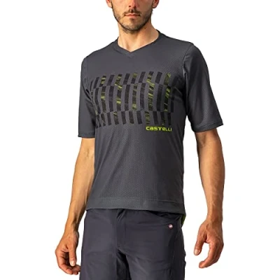 Abbildung von Castelli Trail Tech SS Dark Gray/Black/Electric Lime XL