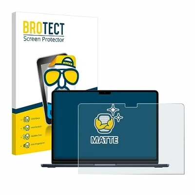 Abbildung von BROTECT Entspiegelungs Schutzfolie für Apple MacBook Air 13&quot; M2 2022 Matte Displayschutz Folie, Anti Reflex, Fingerprint