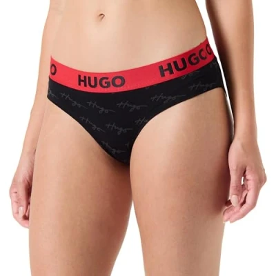 Abbildung von HUGO Underwear Slip &quot;BRIEF SL DESIGN&quot;, mit kontrastfarbenem Logobund