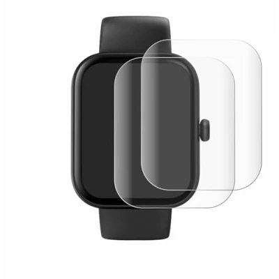 Abbildung von BROTECT 2 Stück Full Cover Schutzfolie für Hama Fit Watch 5000 Screen Displayschutz Folie [3D Curved, Anti Fingerprint, Kristall Klar]
