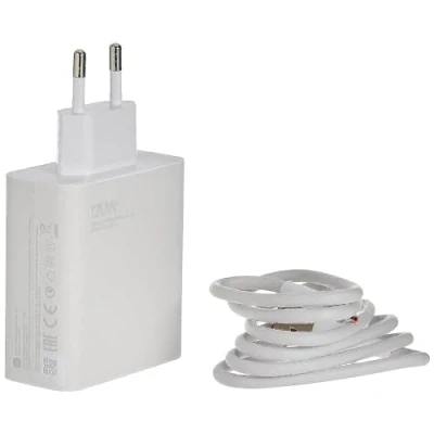 Abbildung von Original Xiaomi Schnellladegerät Fast Charge mit USB A (Standard) Kabel 120W Weiß