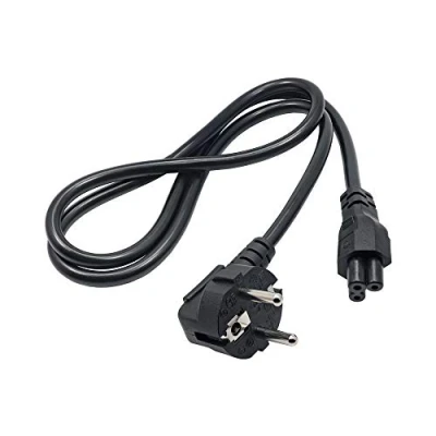 Abbildung von AKYGA AK NB 08A Netzkabel für Laptop Notebook 3 Pin Polig IEC C5 / EU CEE 7/7 1m