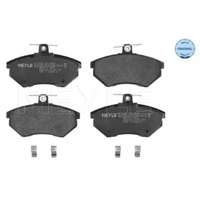 Abbildung von MEYLE 025 201 6819 Bremsbelagsatz ORIGINAL Quality Vorderachse exkl. Verschleißwarnkontakt mit Anti Quietsch Blech VOLKSWAGEN: Passat B3/B4 Variant