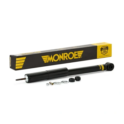 Abbildung von MONROE D7003S Stoßdämpfer Gasdruck Zweirohr Teleskop unten Auge, oben Stift MITSUBISHI: Pajero 4, 3, Classic