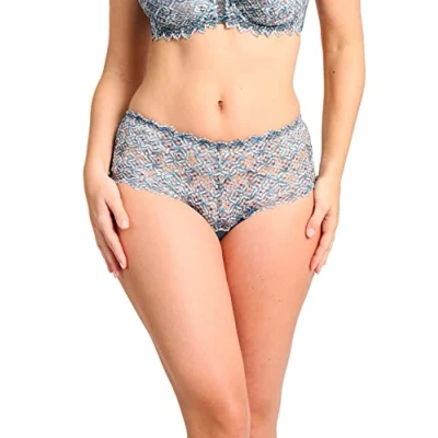 Abbildung von Sans Complexe Damen Arum Mosaic 619212 Bikinislip, Imprime Graphique Bleu Orion, 54