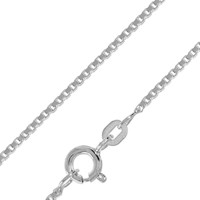 Abbildung von trendor 41185 Veneziakette 925 Silber Collierkette 1,2 mm stark
