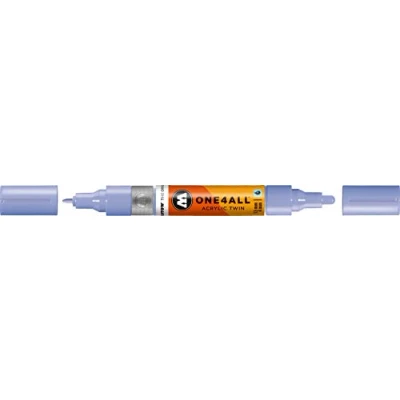 Abbildung von Molotow Permanentmarker One4All Acrylic Twin nachfüllb, 1,5+4mm blauvi