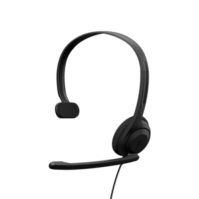 Abbildung von EPOS C1 Business USB C Mono Headset mit Mikrofon, Chrome Zertifiziert, Kopfhörer Kabel, Mikrofon PC, rauschunterdrückendes verbesserte Audioqualität, Konnektivität Geräte, on Ear