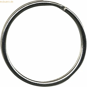 Abbildung von Alco Schlüsselringe 15mm Metall VE=100 Stück