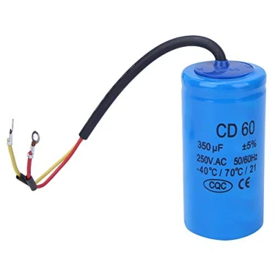 Abbildung von AC Motor Anlaufkondensator, 350mfd Laufkondensator, Cd60 Anlaufkondensator 350uf 250v MotorKondensator Betriebskondensator