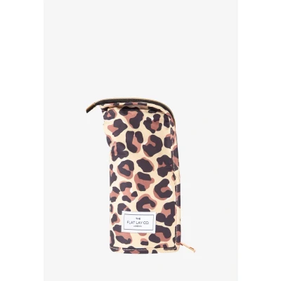 Abbildung von THE FLAT LAY CO. Standing Brush CASE Makeupaccessoires, Größe: One Size, Leopard print