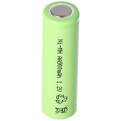 Abbildung von NiMH Akku Flat Top Mignon AA 900mAh Industrieausführung mit flachem Pluspol
