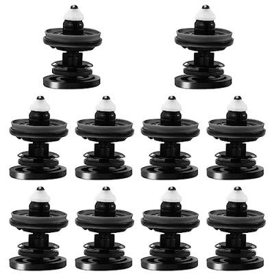 Abbildung von 10 Stück Türverkleidungen Befestigungs Clips, ürbefestigungsclips，Befestigung Clips,Türverkleidung Befestigung Clip T5 Halter Kunststoff Auto Clips für Die meisten Modelle