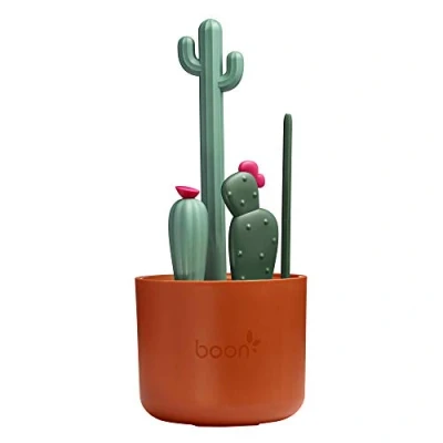 Abbildung von Boon Cacti Bottle Cleaning Brush Set, Terracotta, 4 Piece Set
