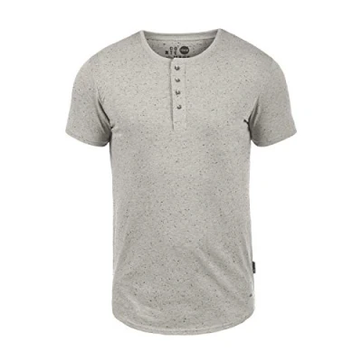 Abbildung von Solid Pedro Tshirt print, Herren, Größe: Medium, Light grey melange