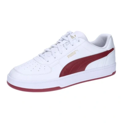 Abbildung von Puma Caven Sneaker low, Herren, Größe: 44.5, White intense red gold Kunststoff/textil