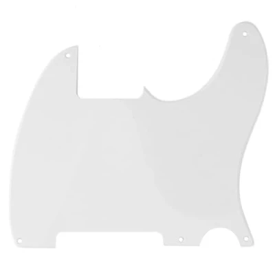 Abbildung von Musiclily 5 Löcher American Vintage Tele Pickguard T Style Gitarren Schlagbrett für Fender USA/Mexican Telecaster Esquire E Gitarre,1 lagig Pergament
