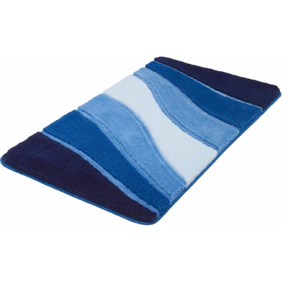 Abbildung von MEUSCH Badematte &quot;Ocean&quot;, Höhe 23 mm, rutschhemmend beschichtet, fußbodenheizungsgeeignet, Badteppich, Wellen Design, mit Farbverlauf, Hoch Tief Effekt, waschbar