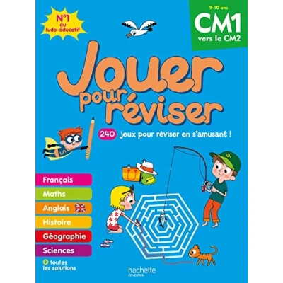 Abbildung von Jouer pour réviser Du CM1 au CM2 Cahier de vacances 2024: Avec un crayon