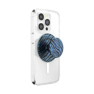 Abbildung von PopSockets: PopGrip Round für MagSafe Inklusive Adapterring Ausziehbarer Sockel und Griff mit einem Austauschbarem Top Smartphones Hüllen Zed