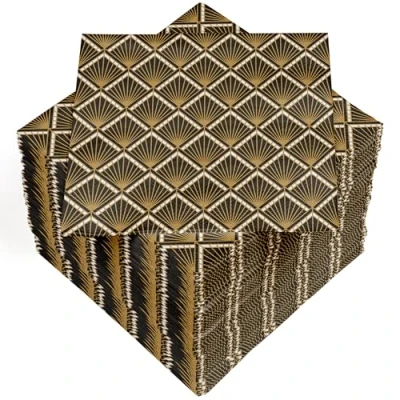 Abbildung von HEKU 100 Servietten, 3 lagig, 33x33cm, Ornamente I Saugstark und praktisch verpackt Ideal für besondere Anlässe