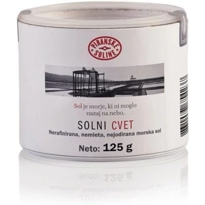 Abbildung von Solni Cvet Salzblume 125 g (geschützte Ursprungsbezeichnung) rein organisches und unraffiniertes Meersalz gut zum Kochen Speisesalz (35 Unzen) (3)
