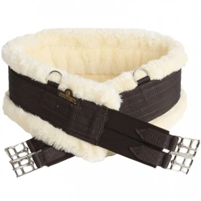Abbildung von Kentucky Vielseitigkeitsgurt Sheepskin Braun/Naturel 140cm