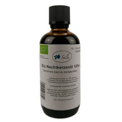 Abbildung von Sala Nachtkerzenöl kaltgepresst bio food grade (100 ml Glasflasche)