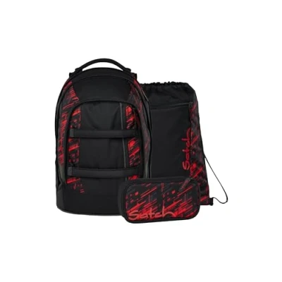 Abbildung von Satch PACK Set Schulranzen für Kinder, Größe: One Size, Schwarz