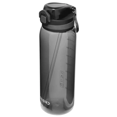 Abbildung von Opard Peak 700 ml/1000 ml Trinkflasche mit Strohhalm, BPA frei, Auslaufsichere Flasche Klappdeckel