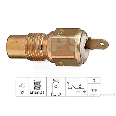 Abbildung von EPS 1.840.030 Temperaturschalter, Kühlmittelwarnlampe PEUGEOT: 309 II Schrägheck