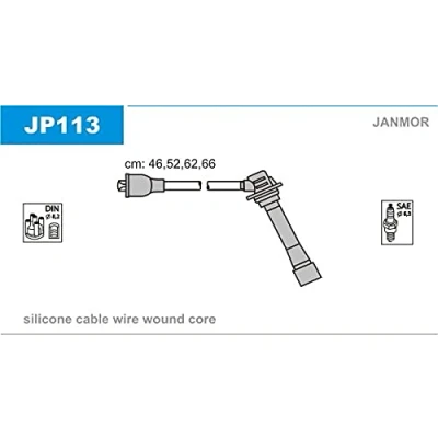 Abbildung von JANMOR JP113 Zündkabelsatz MAZDA: 626 IV Limousine, Schrägheck