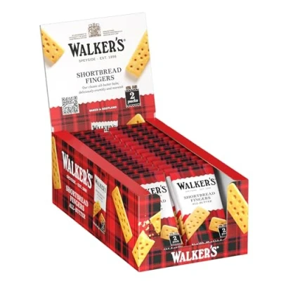 Abbildung von Walkers Shortbread Fingers 24er Pack (24 x 40g) Traditionelles Buttergebäck in Finger Form nach schottischem Rezept