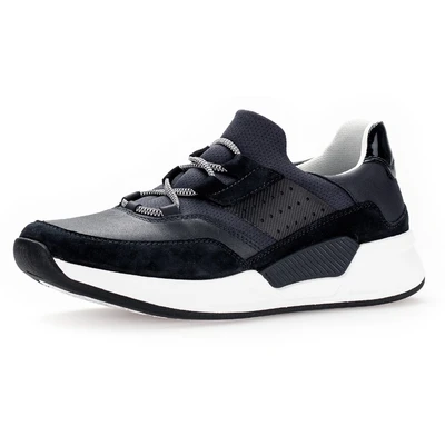 Abbildung von Gabor Rollingsoft Slip On Sneaker, Komfortschuh, Slipper, Freizeitschuh mit Besätzen in Metallic Optik
